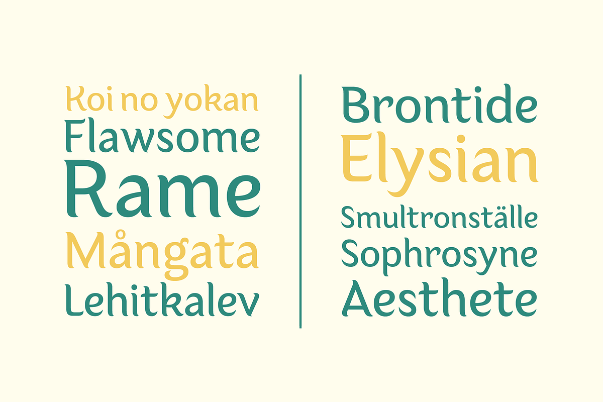 Lakshmi, a Sans Serif Font by OceaneM (Photo 6 of 9)