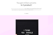 Letterboard Designer Kit 6xMock-ups, a Household Mockup by Mocca Mockups Store (Thumbnail 3 of 5)
