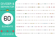 Text Divider & Separator Arrow Line, a Decorative Illustration by Designfour (Thumbnail 1 of 6)