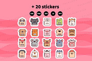 Cute Kawaii Notebooks Animals, an Animal Illustration by Palau (Thumbnail 12 of 12)