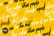 Unofficial - Brush script font, a Script Font by Gassstype (Thumbnail 4 of 8)