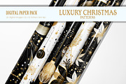 Luxury Christmas patterns., a Texture Graphic by KENO Mascots (Thumbnail 4 of 5)