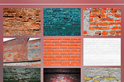 Brick Wall Textures Set, a Texture Graphic by Backgrounds Store (Thumbnail 3 of 4)