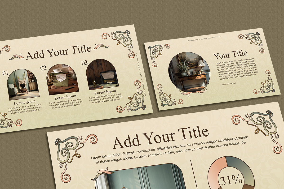 Retro Classic PowerPoint Template, a Presentation Template by SKY CREATION (Photo 5 of 6)