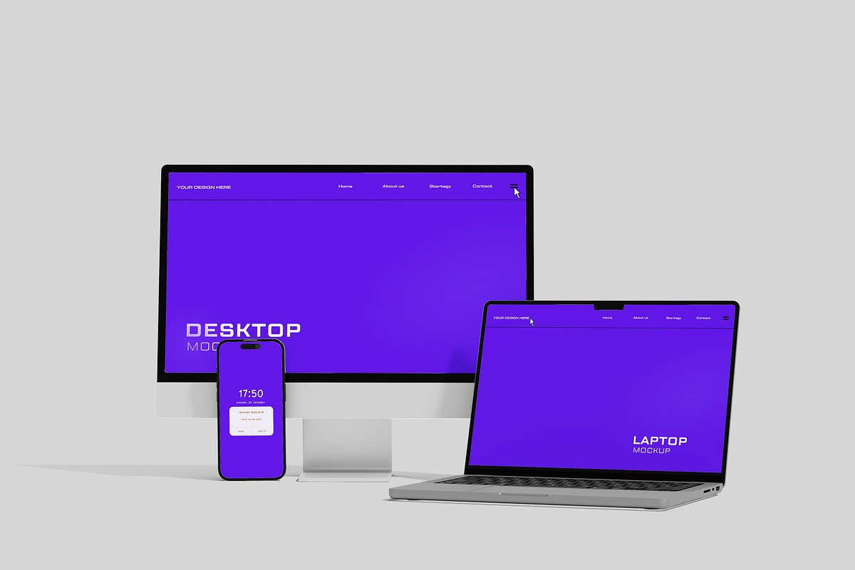 Multi Device Mockup, a Wearable Device Mockup by safrizalstudio (Photo 3 of 4)