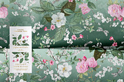 Cherry Blossom Floral Paper Pack, a Pattern Graphic by paper aesthetic (Thumbnail 3 of 7)