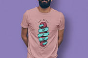 T-Shirt Mockup collection VOL 1, a Shirt Mockup by Catkie - Digital Art (Thumbnail 8 of 8)