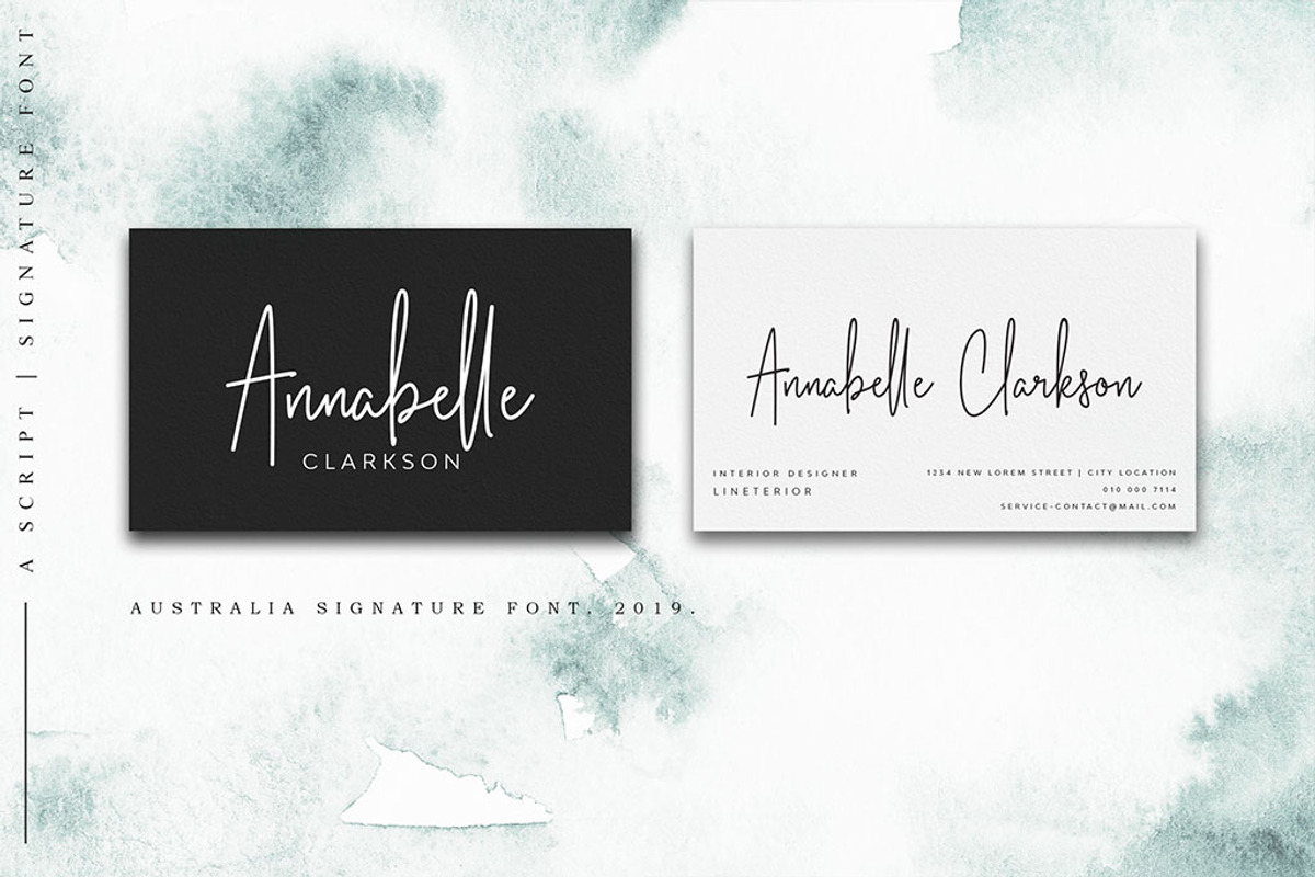 Australia Signature Font, a Script Font by Cherryline Master (Photo 7 of 10)