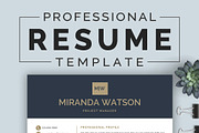Resume Template | CV Template, a Resume Template by Klamp Studio (Thumbnail 10 of 12)