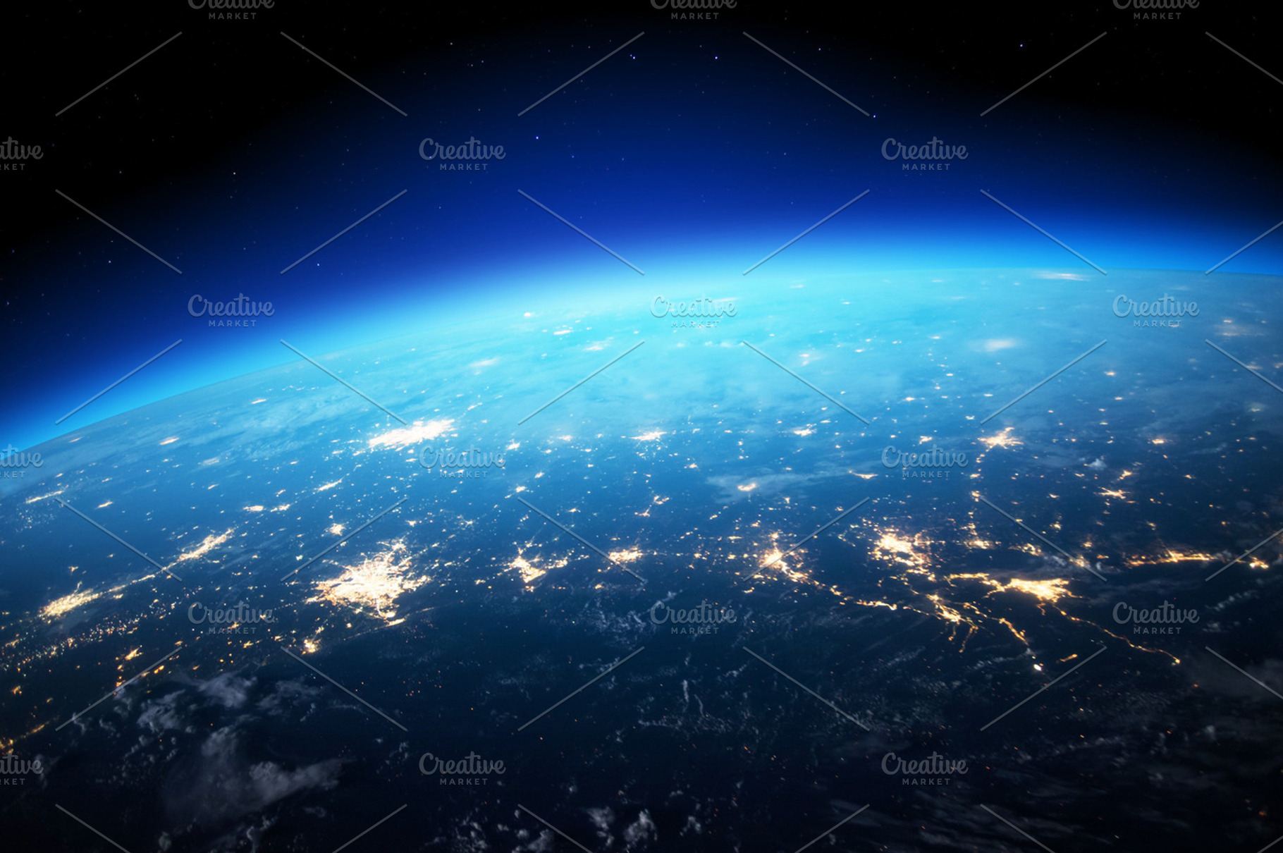 Space view of city lights, a Technology Photo by Mission Media
