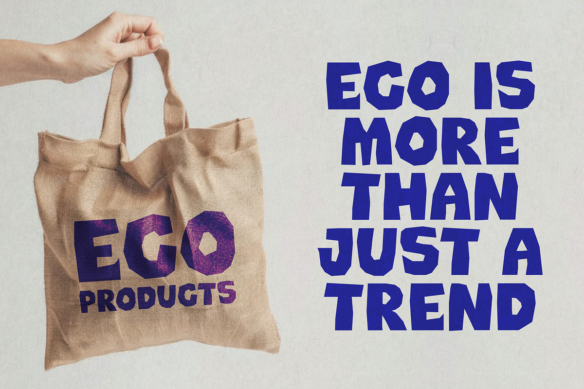 Skitro | Cutout Font, a Sans Serif Font by ESEM (Photo 3 of 4)