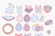 Coquette Easter Clipart | Hand Drawn, an Animal Illustration by TitaLivingArt (Thumbnail 4 of 12)