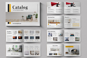 Product Catalogue Landscape, a Brochure Template by ContestDesign