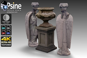 Statues & Urn