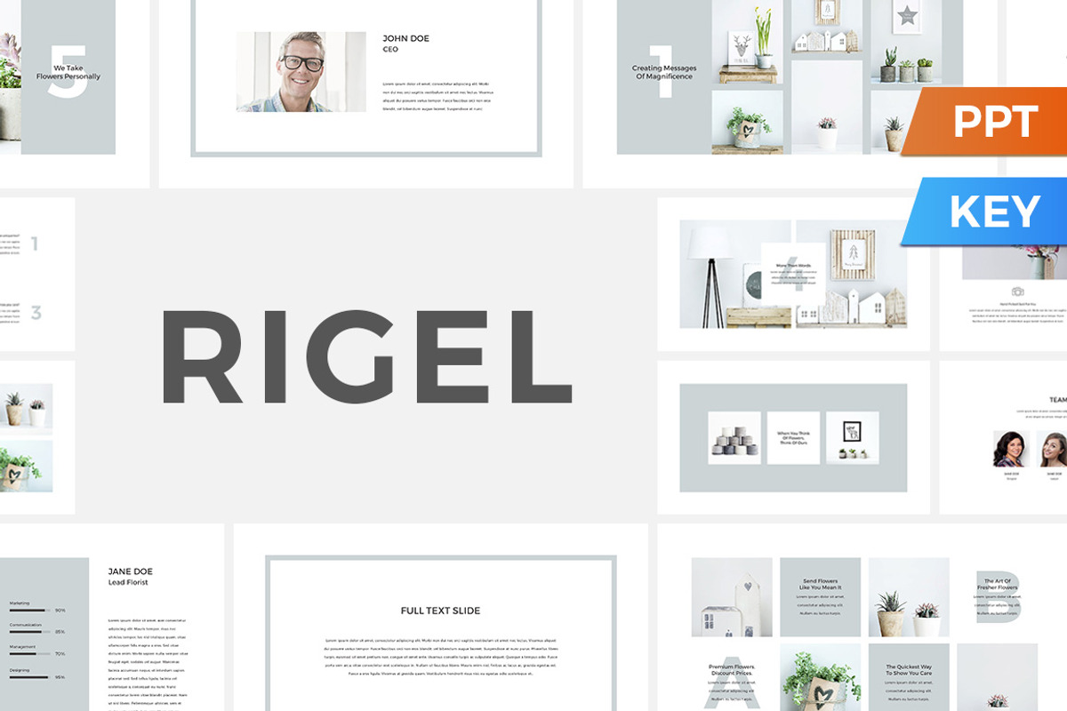 Rigel Presentation Template, a Presentation Template by SlideStation (Photo 1 of 11)