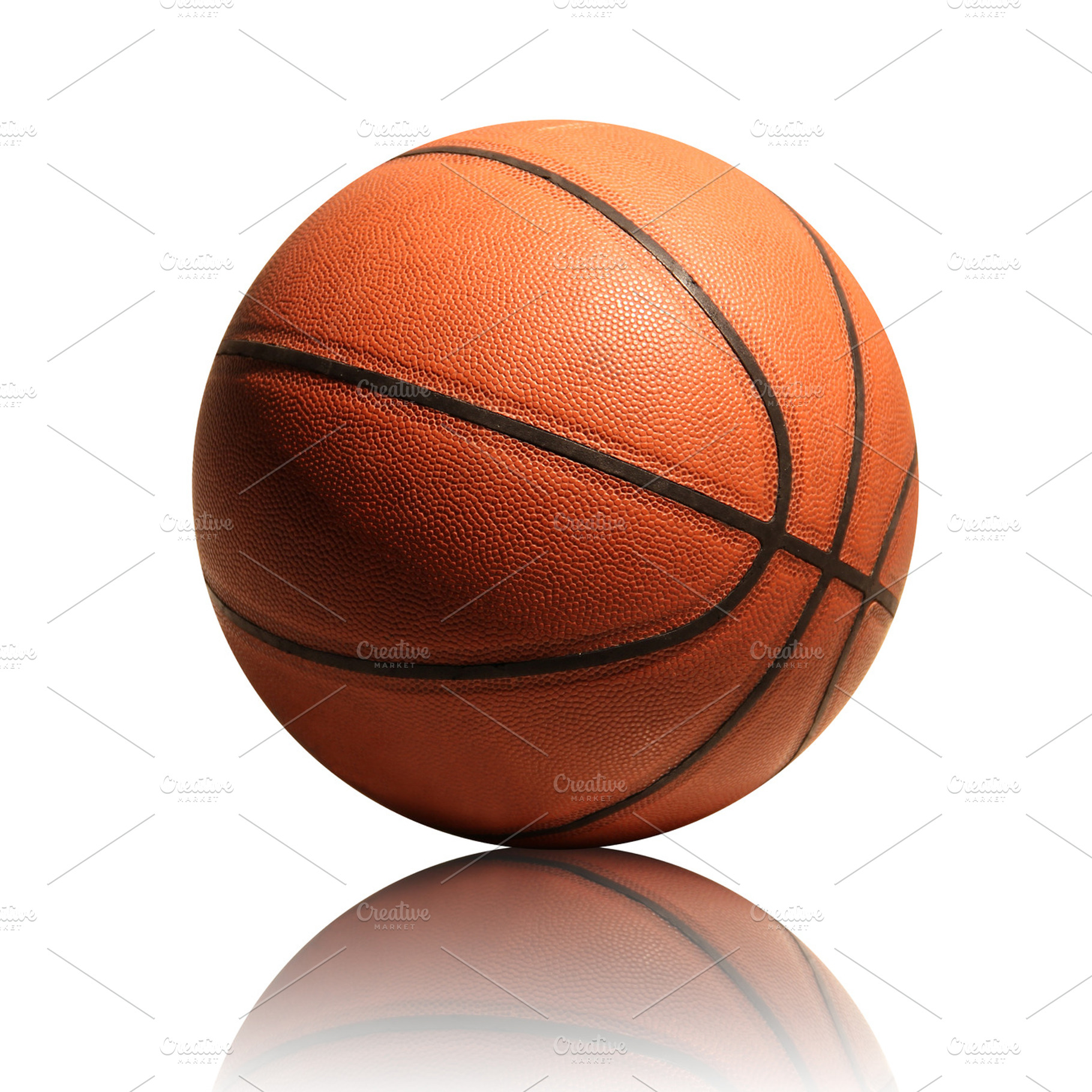 Basketball stock photo containing basketball and basket, a Sports & Recreation Photo by Hypnotic