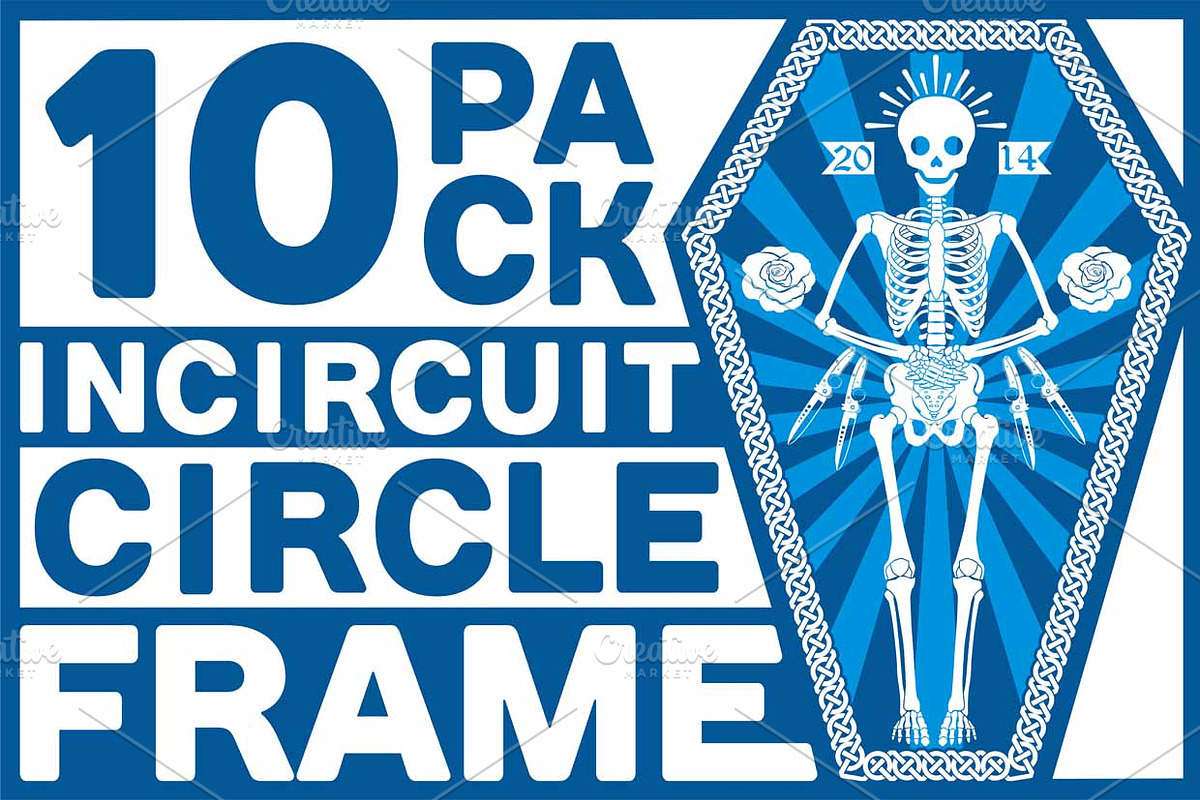 10 PACK INCIRCUIT CIRCLE FRAME