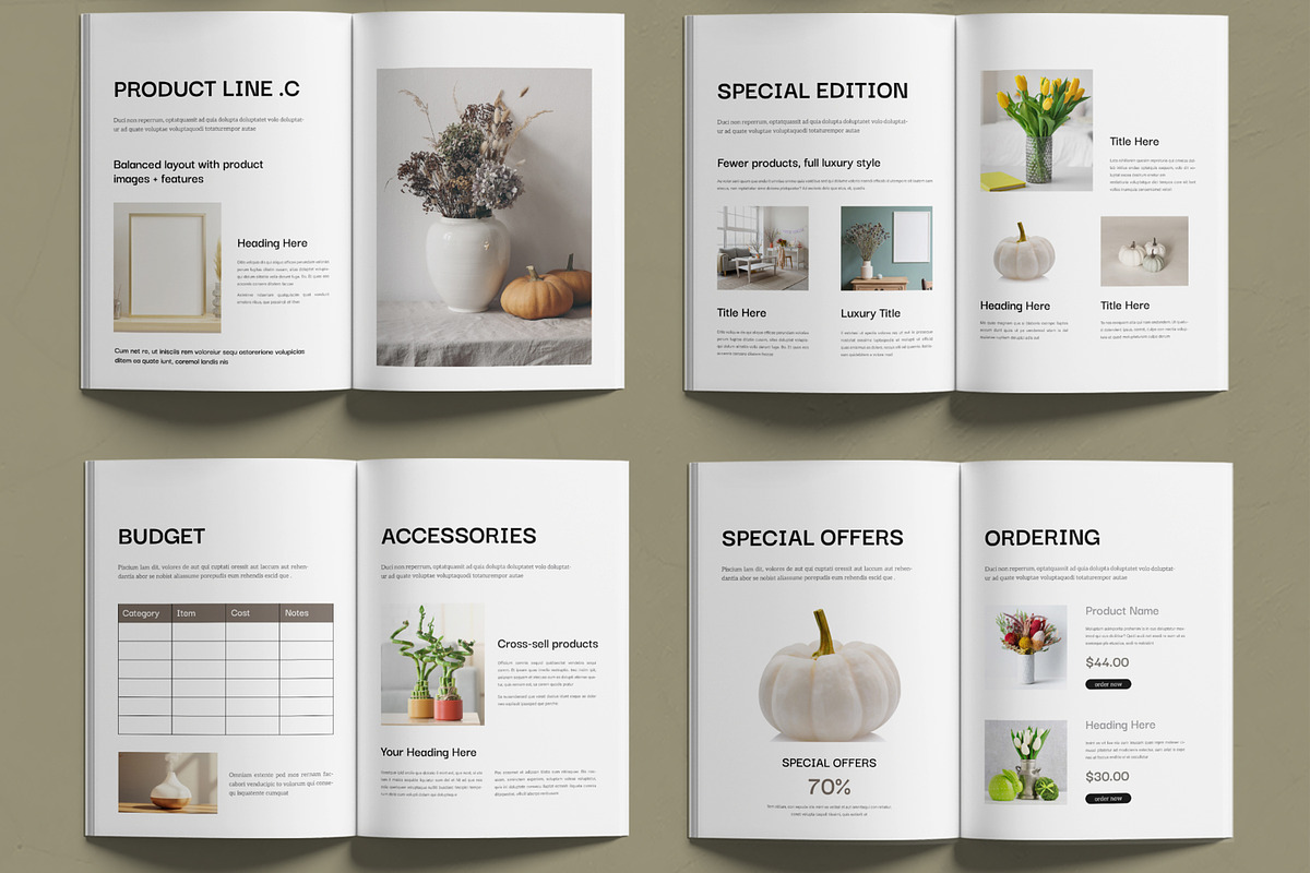Modern Product Catalog Design preview 3