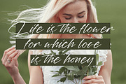 Marie Glachith Beautiful Script Font, a Script Font by Letterena Studios Script (Thumbnail 12 of 15)