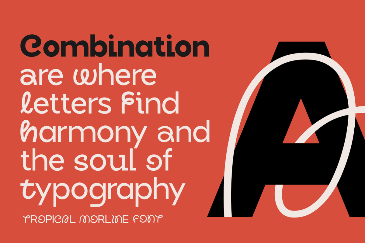 Tropical Morline, a Sans Serif Font by zeenesia (Photo 7 of 14)