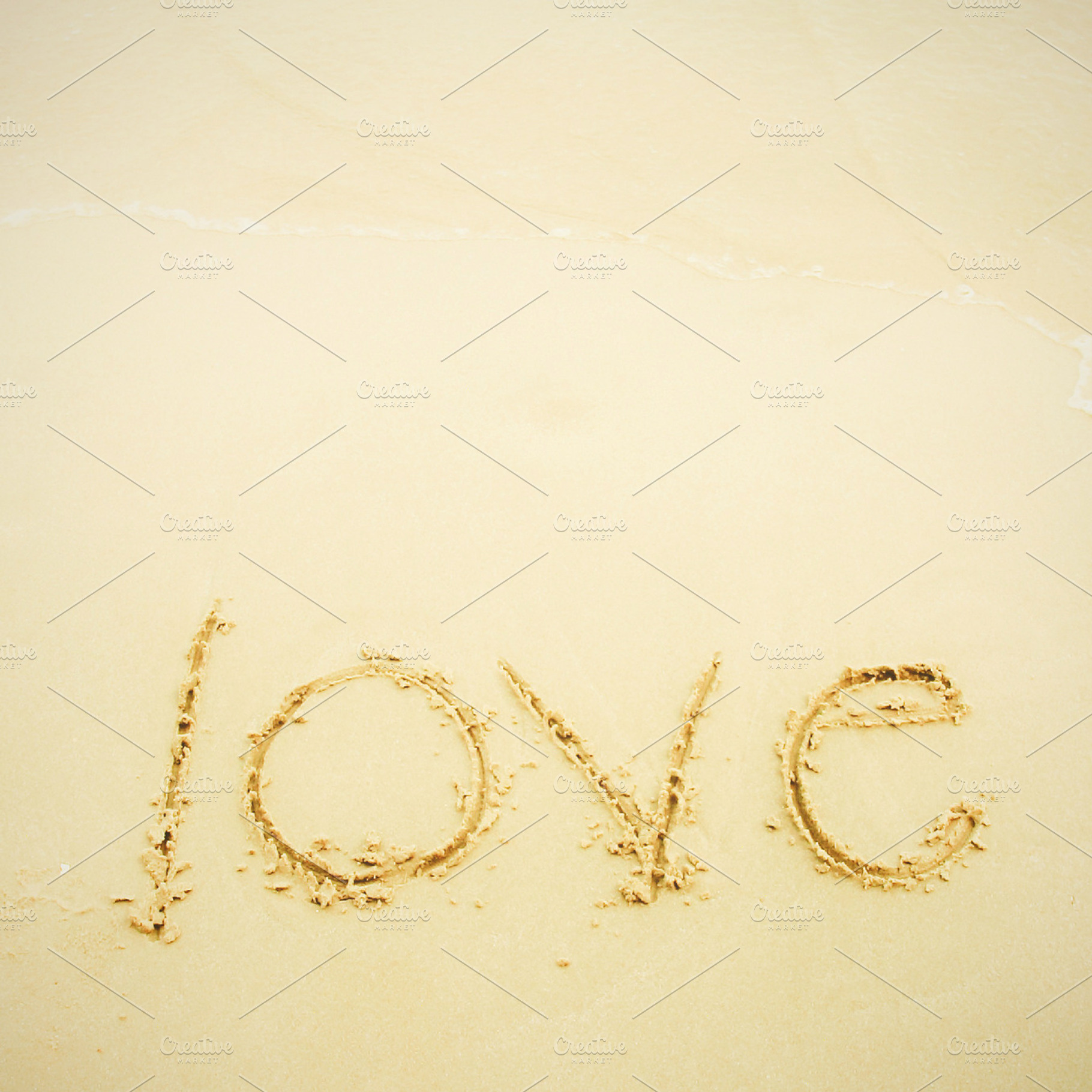 Love On The Beach Containing Love Sand And Vacation