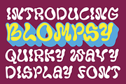 Blompsy – Quirky Psychedelic Font, a Font by Pokal Studio (Thumbnail 1 of 12)
