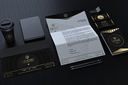 Gold And Black Corporate Identity, a Stationery Template by Marvel (Thumbnail 2 of 5)