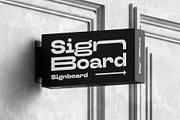 Signboard Horizontal Mock-up, an Advertising Mockup by zippypixelstudio (Thumbnail 10 of 13)