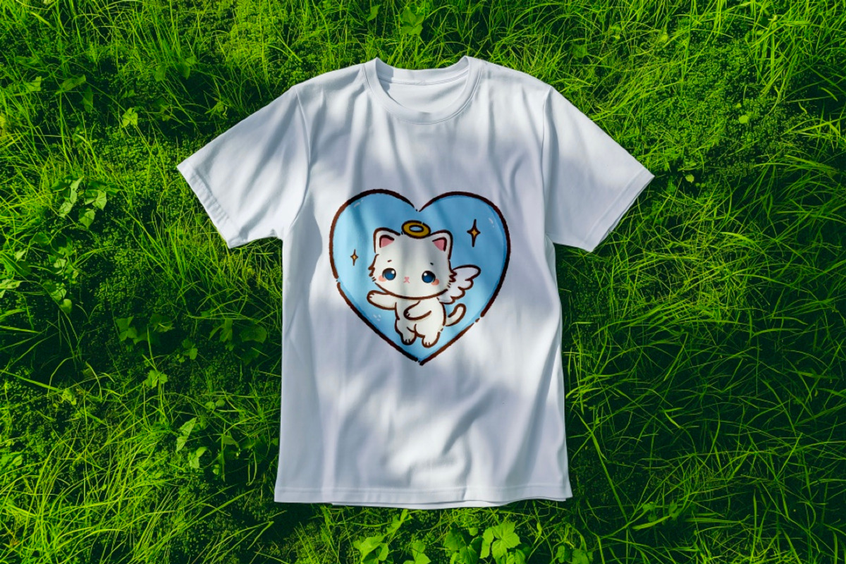 Kawaii white cat angels and devils, an Animal Illustration by Blumensdiary (Photo 5 of 7)
