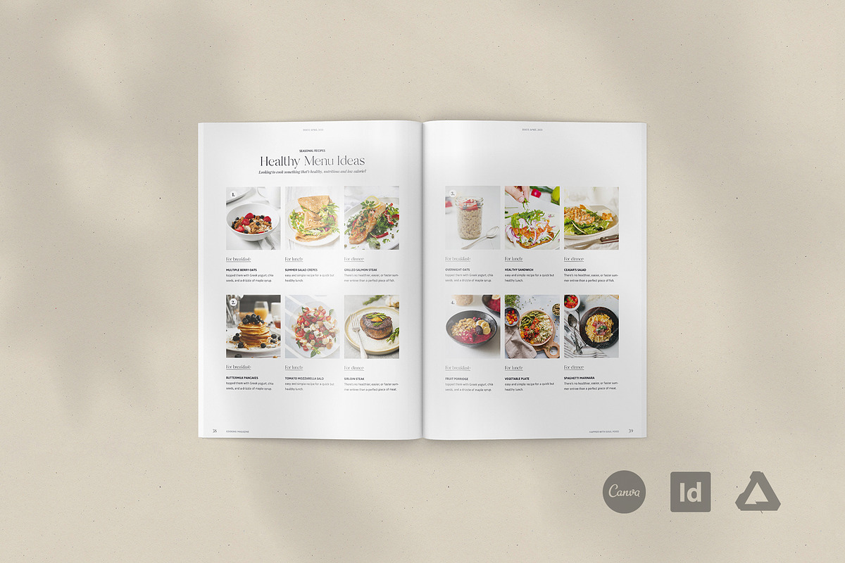 Cook- and Recipebook / Canva + Indd, a Brochure Template by Imagination Area (Photo 19 of 23)