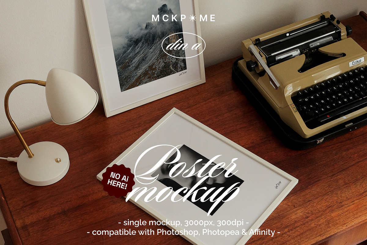 Two Art frames interior mockup, a Merchandise Mockup by MCKP*ME (Photo 1 of 3)