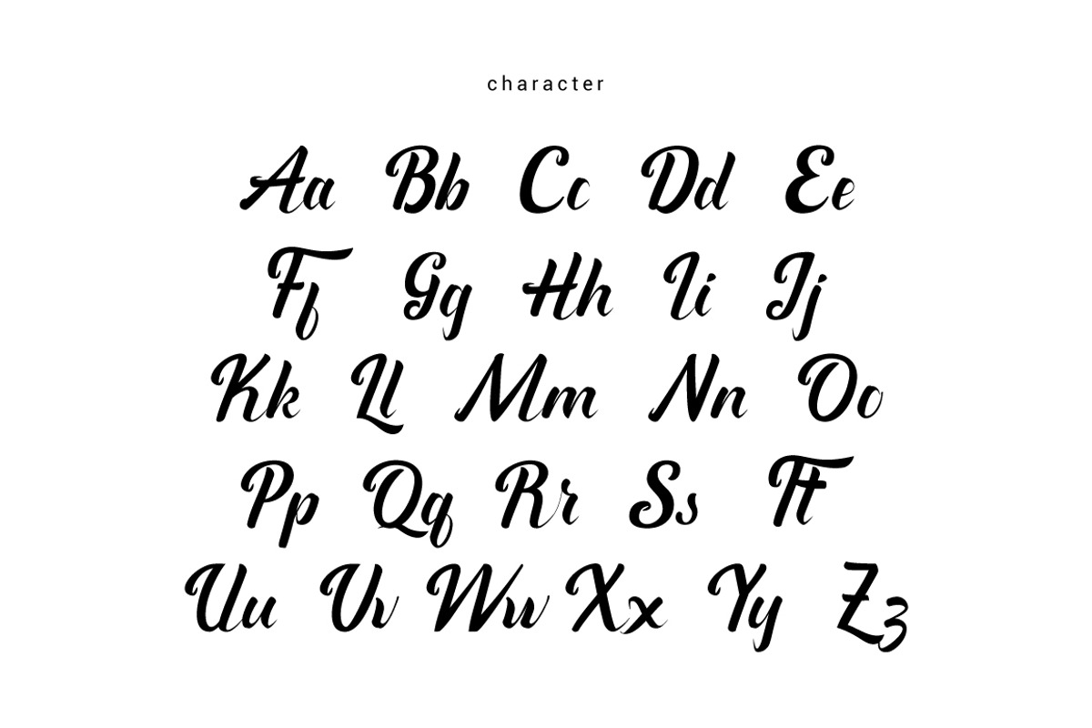 Ausyilla Typeface preview 5