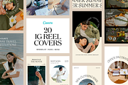 20 Beige Instagram Reel Covers, a Social Media Template by Studio K (Thumbnail 1 of 7)