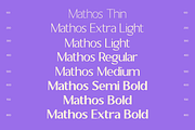 Mathos – Sans Display Family, a Sans Serif Font by OV Type (Thumbnail 4 of 10)