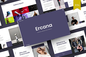Ercana - Business Google Slide, a Presentation Template by Dens Creative Studio