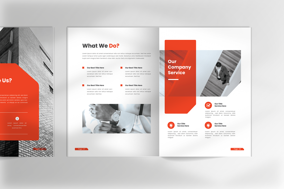 Company Profile Template, a Flyer Template by Annora Studio (Photo 3 of 4)