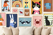 Nursery Print Bundle - 120+, a Background Graphic by Artemsky (Thumbnail 3 of 9)