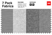 7 Pack Seamless Fabric Textures, a Pattern Graphic by Swatch Supply (Thumbnail 1 of 8)
