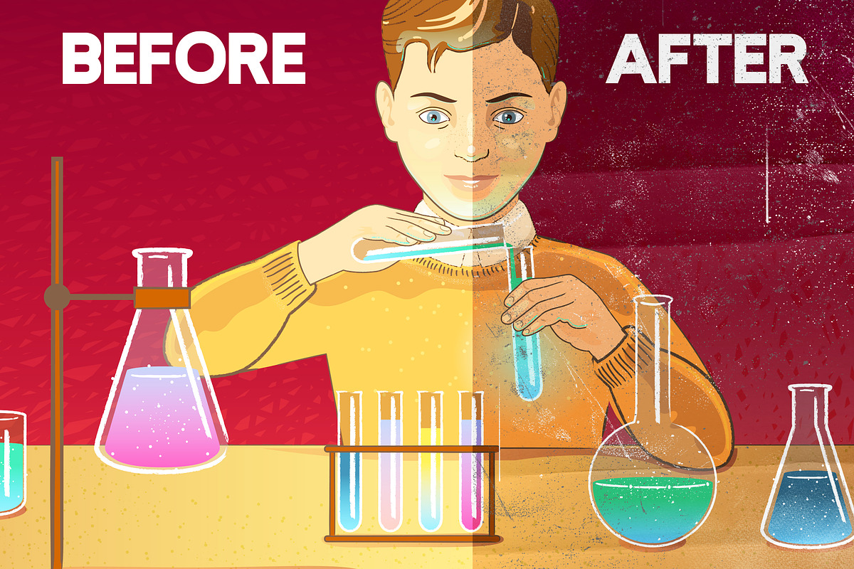 CHEMIST Illustrator Brushes, a Brush Add-On by Leonard Posavec (Photo 3 of 9)