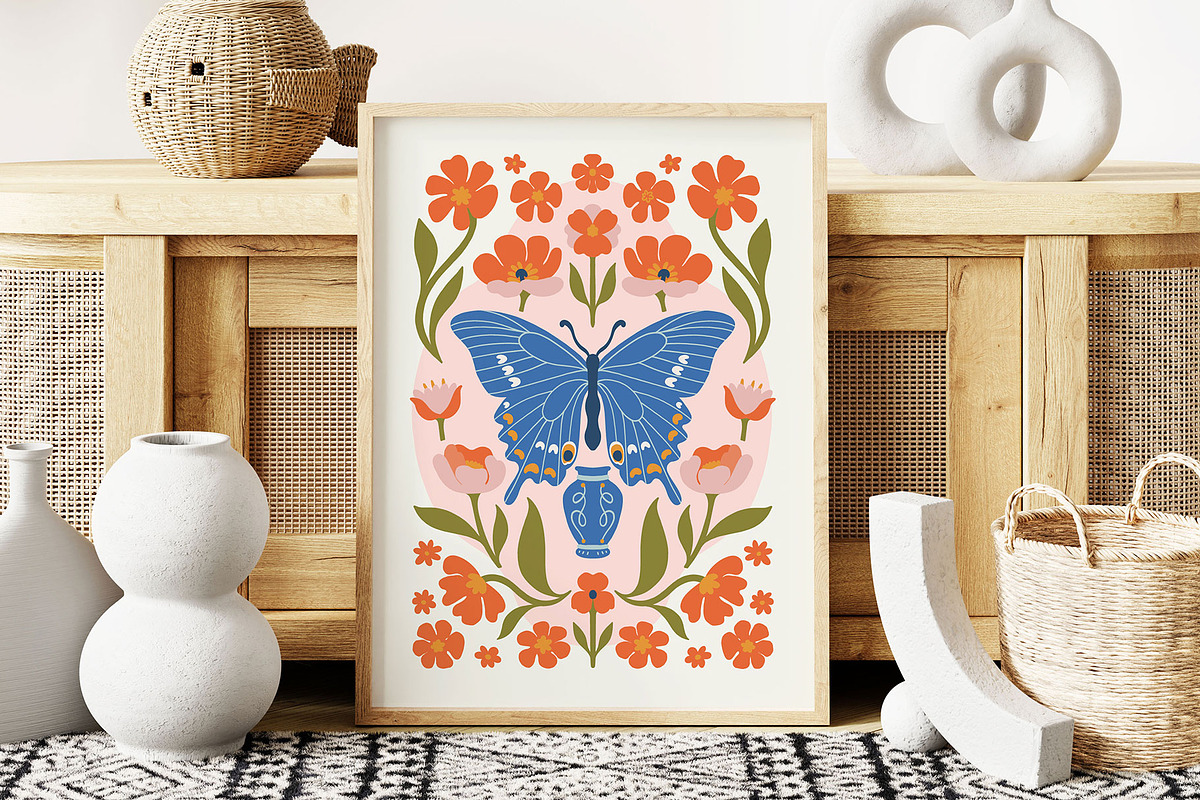 Bloom Garden | Wall Art Creator, an Object Graphic by Leleka.Store (Photo 6 of 17)