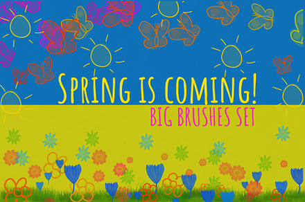 SPRING IS COMING! BRUSH BIG SET