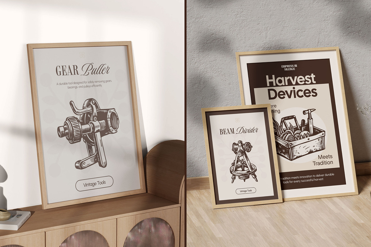 Vintage Tools Illustration Set, an Object Illustration by Prosymbols (Photo 3 of 8)