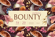 Autumn botanical seamless patterns, an Illustration by Kate Lanbina (Thumbnail 1 of 13)