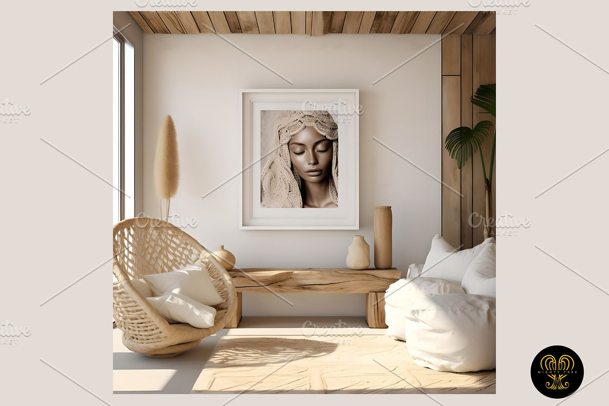 Set with frame mockups 7, a Merchandise Mockup by MightyTreeIE (Photo 5 of 8)