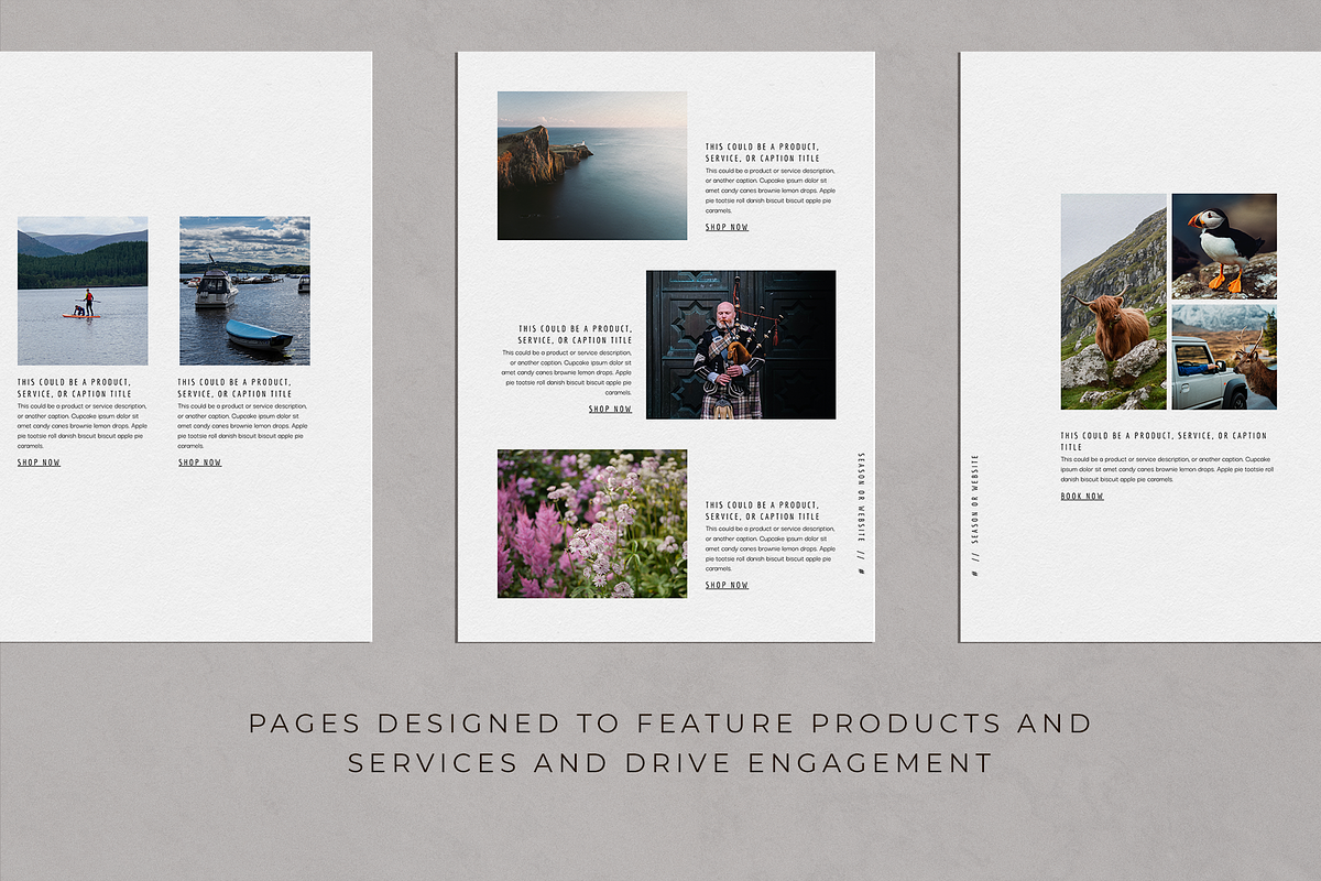 Rhiannon Lookbook Template, a Magazine Template by Atlas & Anchor Designs (Photo 6 of 9)