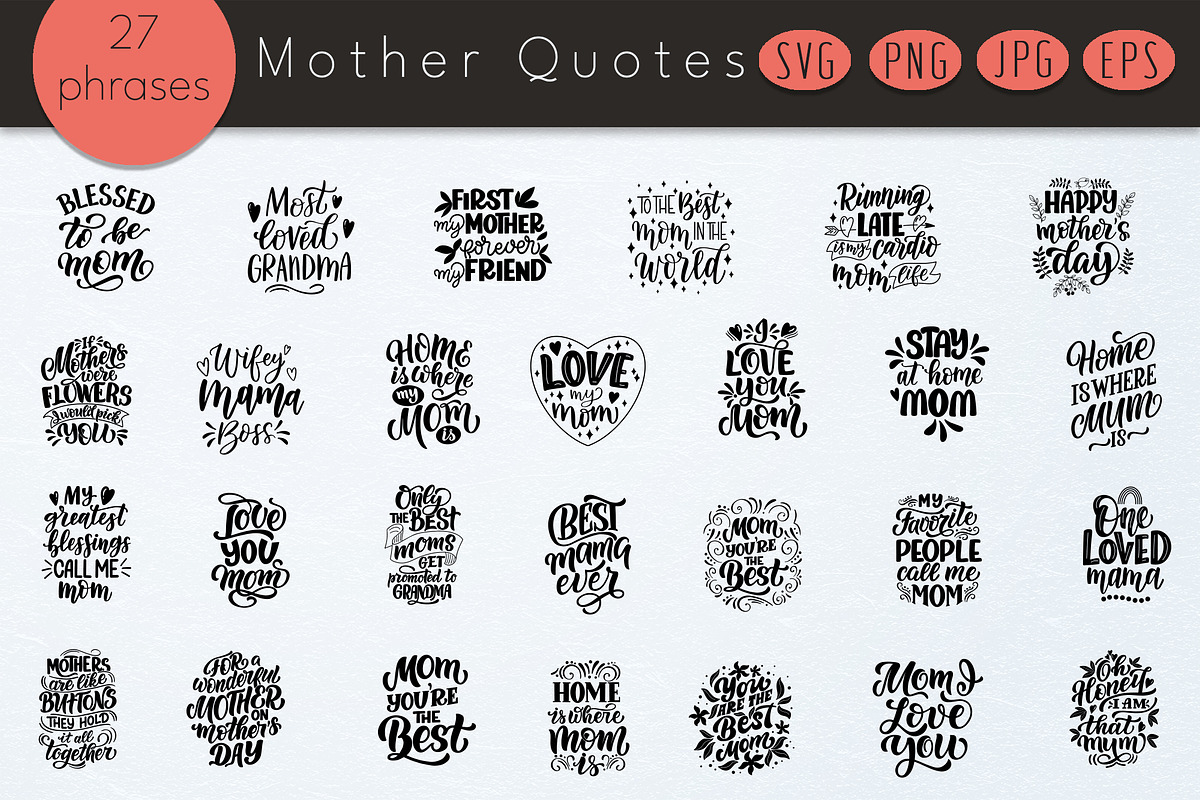 Quotes SVG Bundle. SVG Cut Files, a Graphic by rinaletters (Photo 4 of 9)