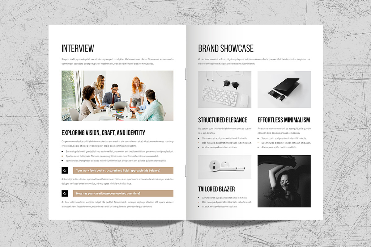 Fashion Magazine Template Design, a Magazine Template by White Graphic (Photo 8 of 11)