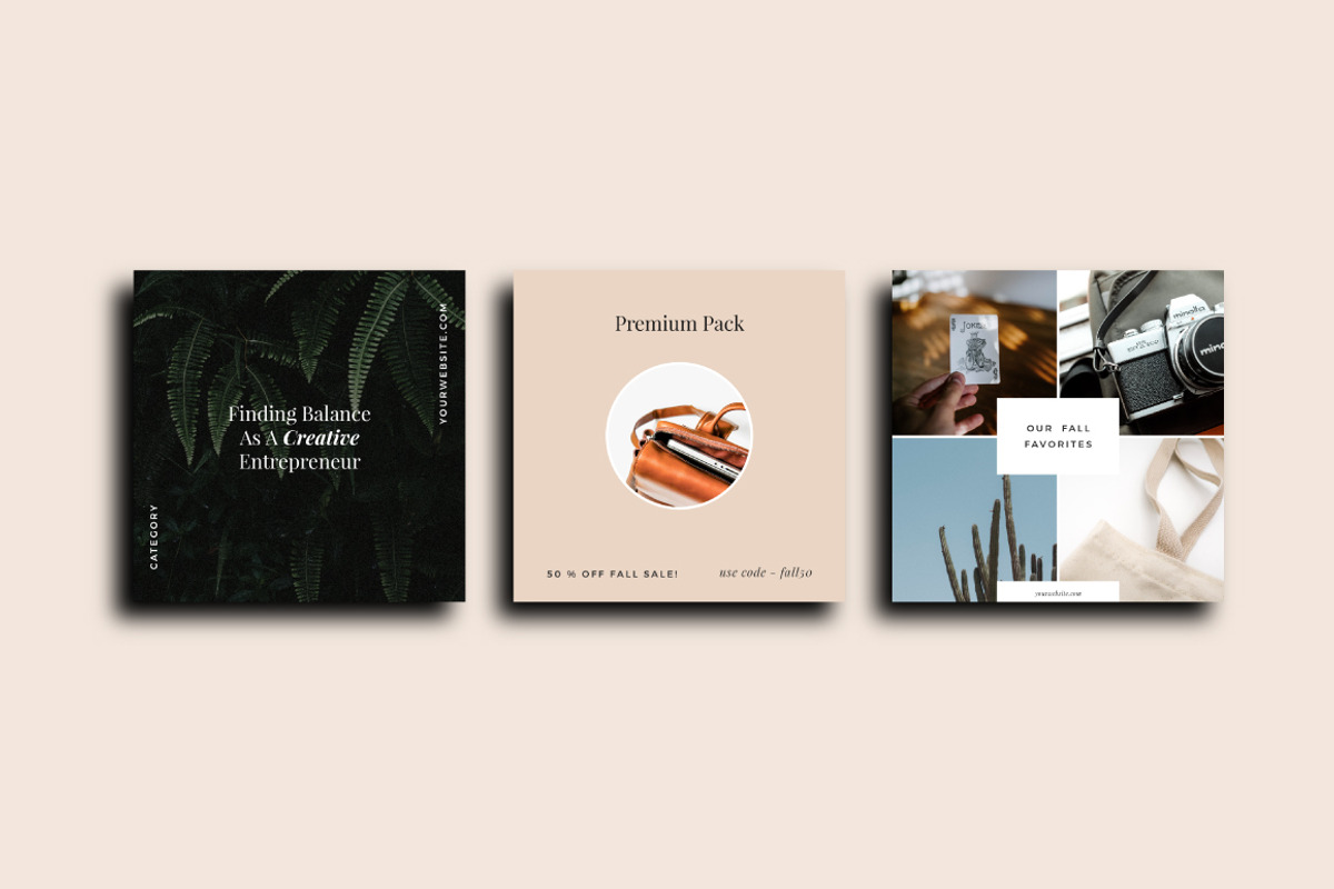 Carmen- Instagram Collection, a Social Media Template by SubtleSupply (Photo 6 of 6)