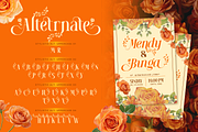 Mowina - Beautiful Floral, a Serif Font by Artisan Themes (Thumbnail 6 of 12)
