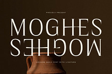 Moghes Modern Serif Font